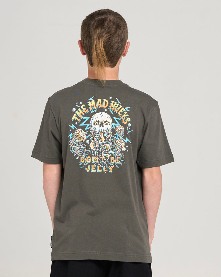 DONT BE JELLY | YOUTH SS TEE - CHARCOAL