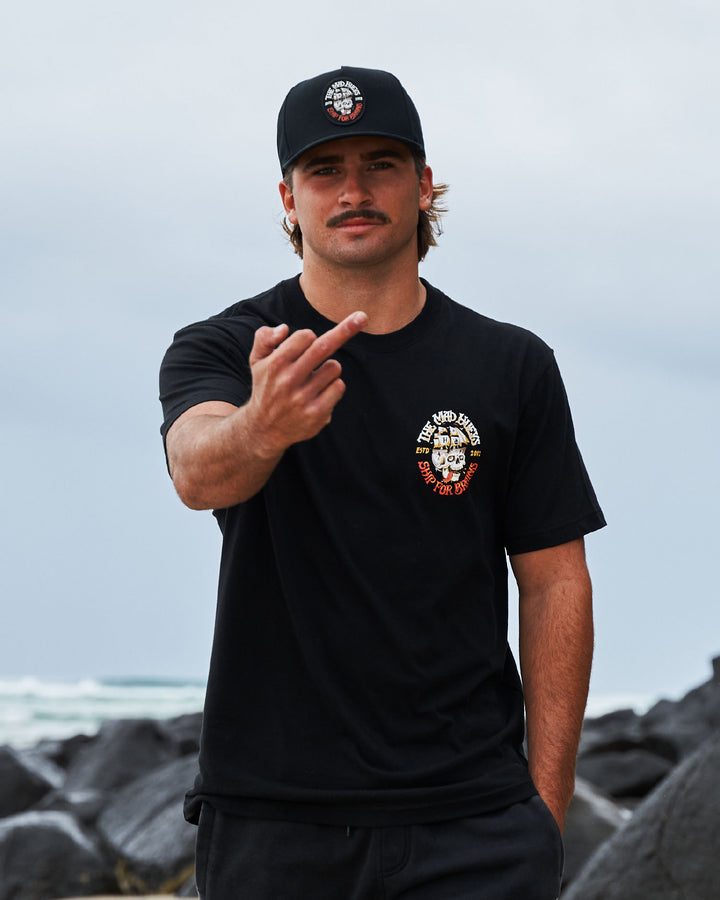 SHIP FOR BRAINS | SS TEE - BLACK