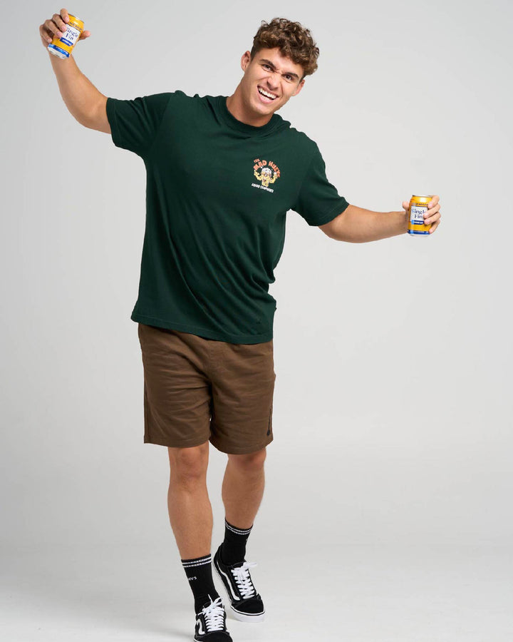 LIQUID CONFIDENCE | SS TEE - PINE GREEN