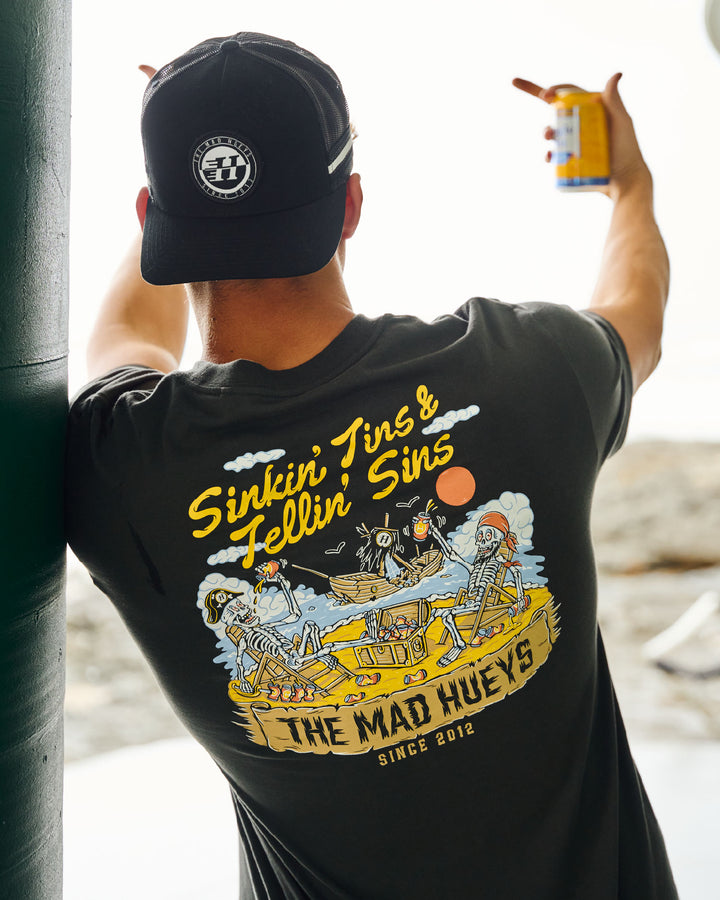 SINKIN TINS | SS TEE - VINTAGE BLACK