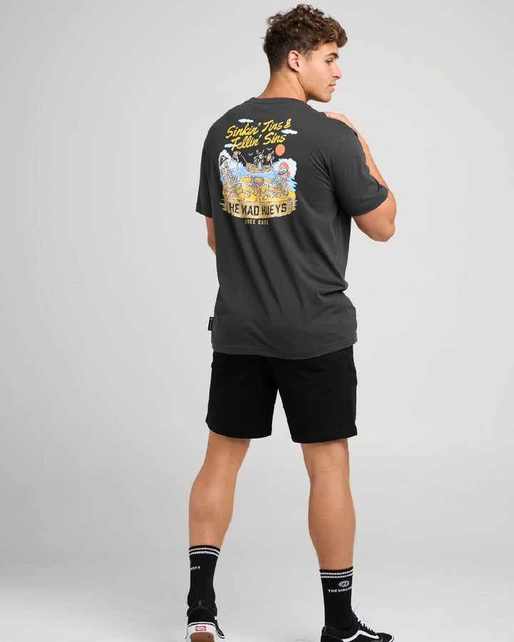 SINKIN TINS | SS TEE - VINTAGE BLACK