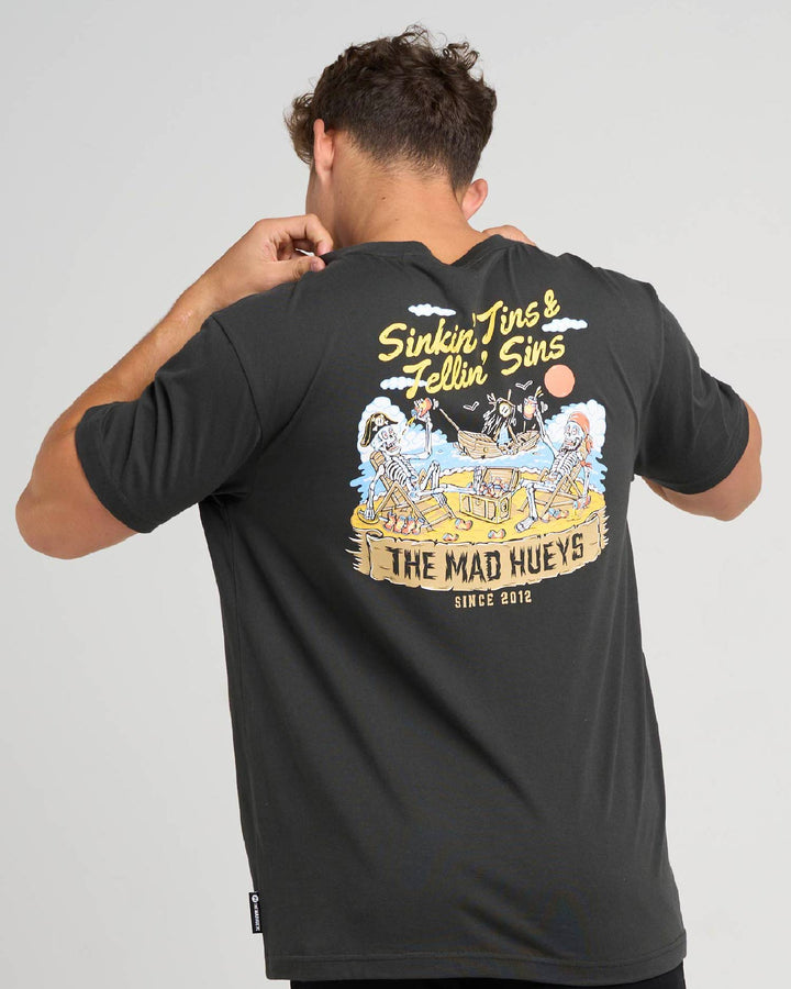 SINKIN TINS | SS TEE - VINTAGE BLACK