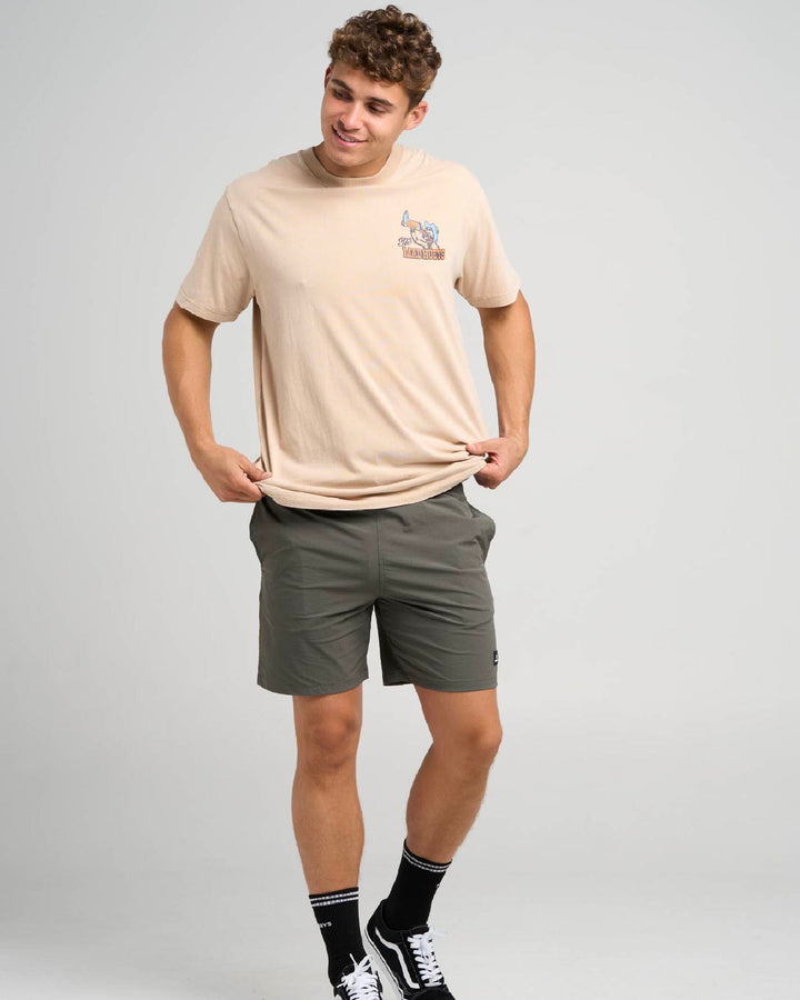 SIPPY KIYAY | SS TEE - WASHED LATTE