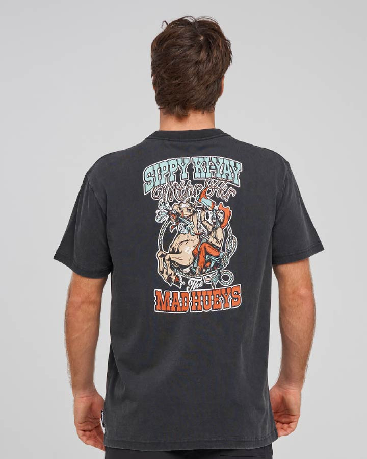 SIPPY KIYAY | SS TEE - WASHED BLACK