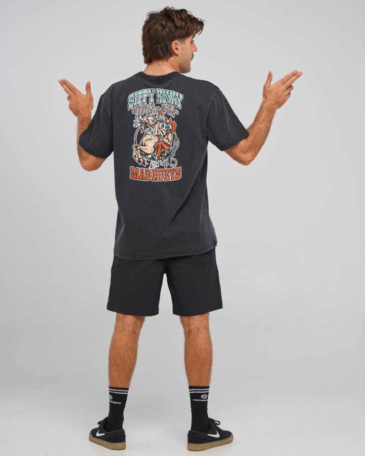 SIPPY KIYAY | SS TEE - WASHED BLACK