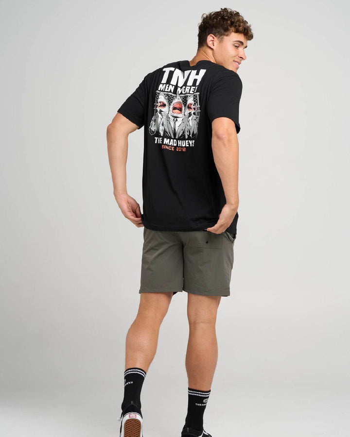 MEN IN GREY | SS TEE - BLACK