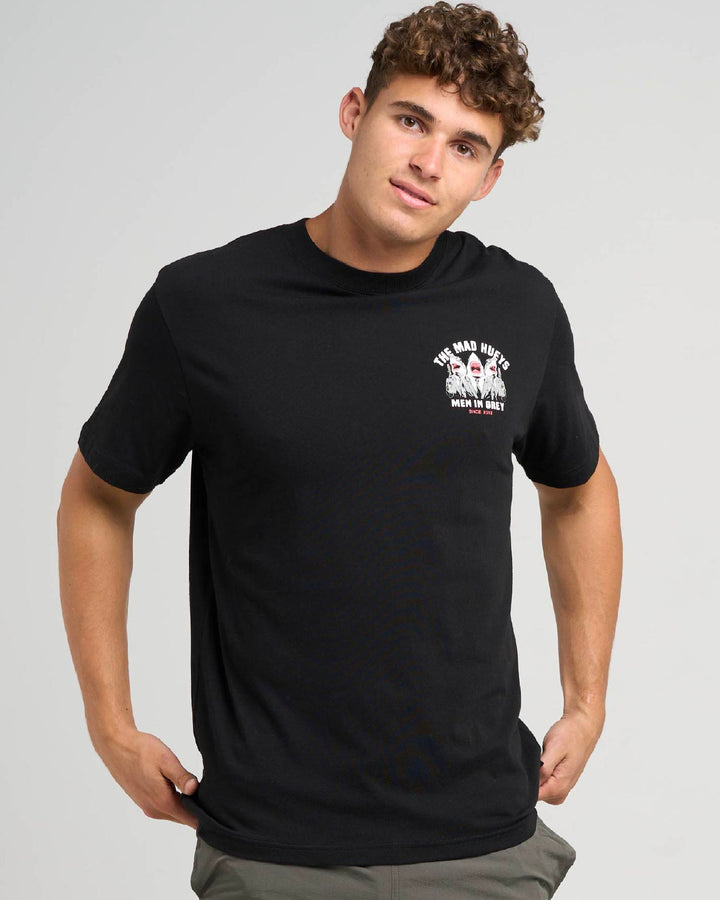 MEN IN GREY | SS TEE - BLACK
