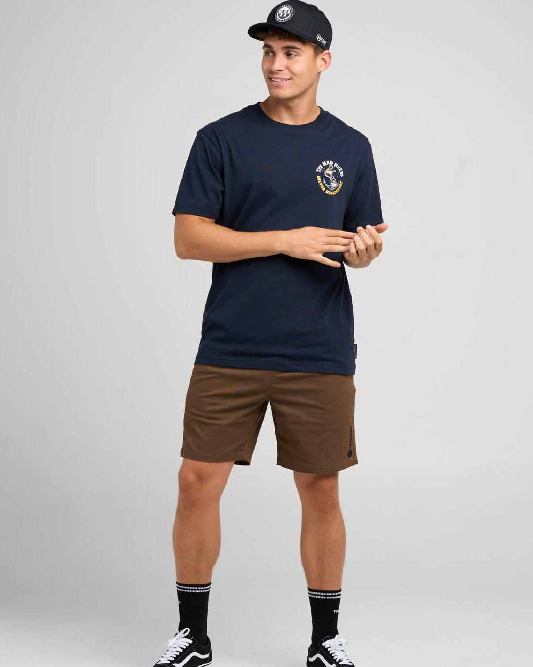 ANCHOR MANAGEMENT | SS TEE - NAVY