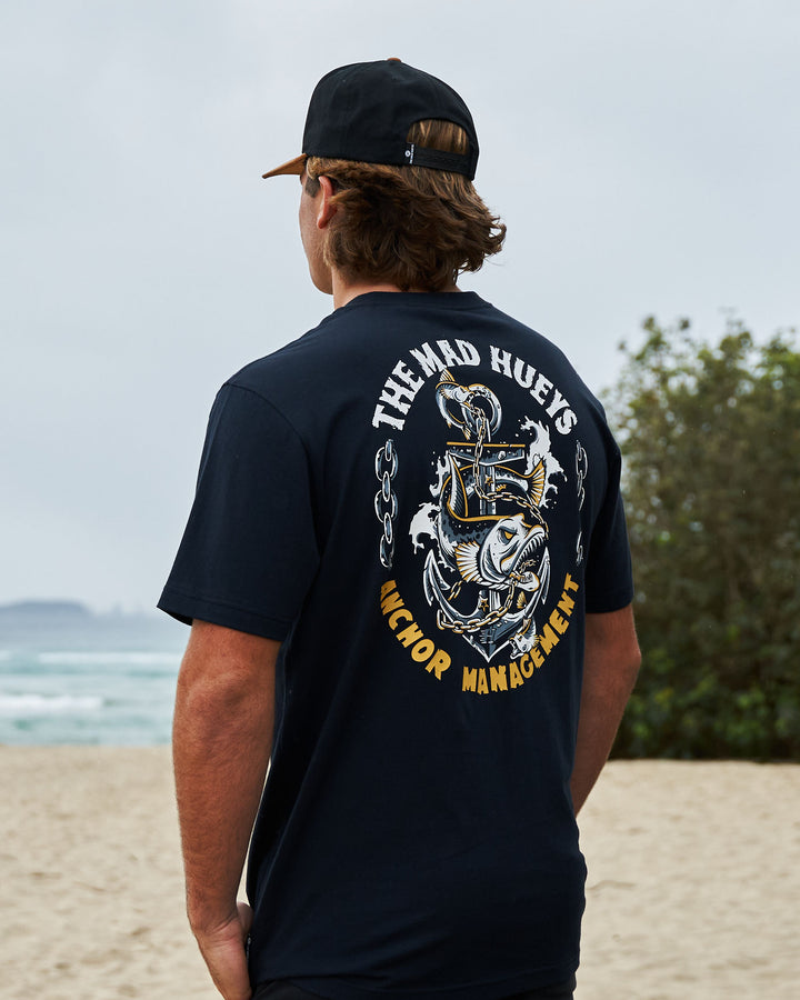 ANCHOR MANAGEMENT | SS TEE - NAVY