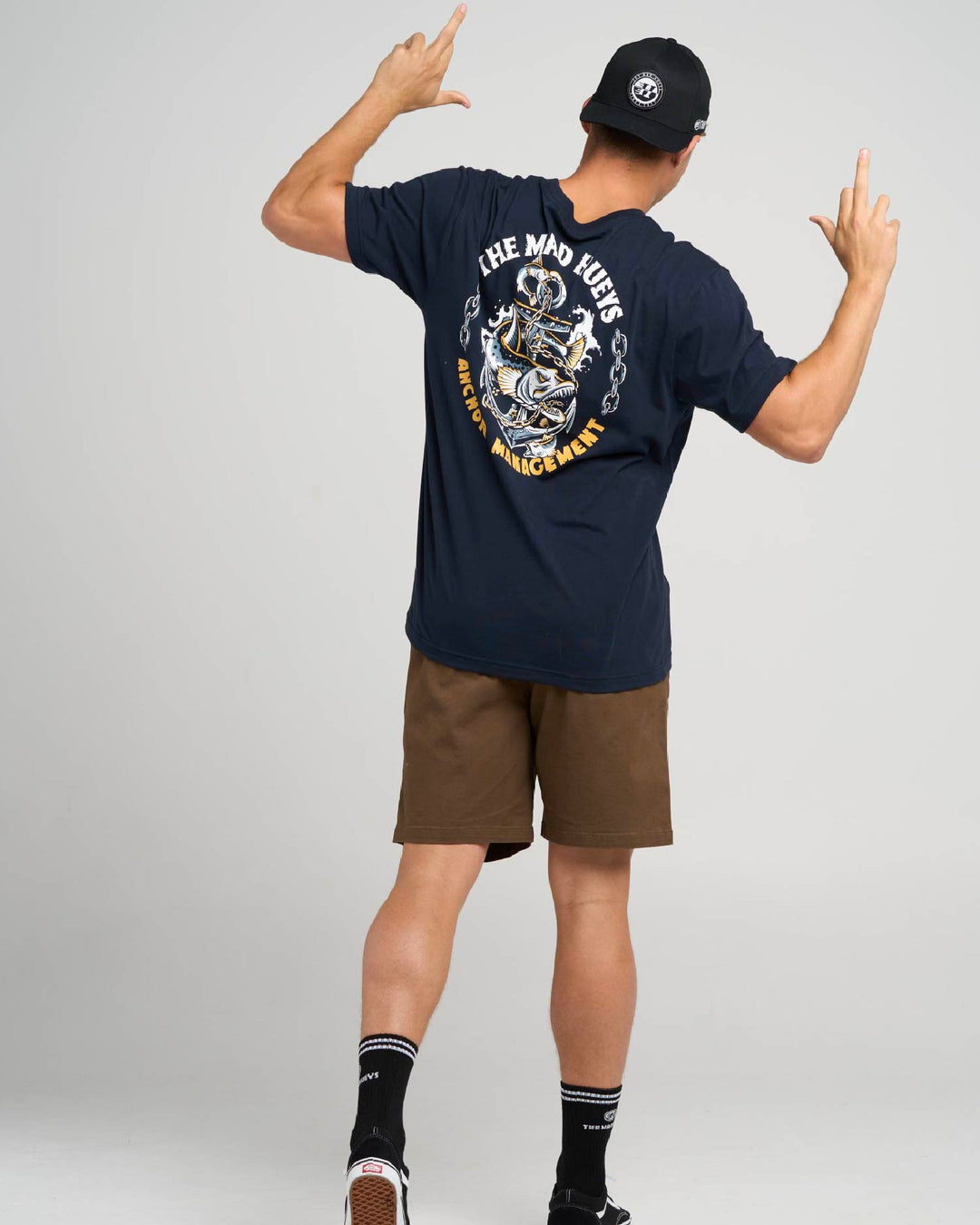 ANCHOR MANAGEMENT | SS TEE - NAVY