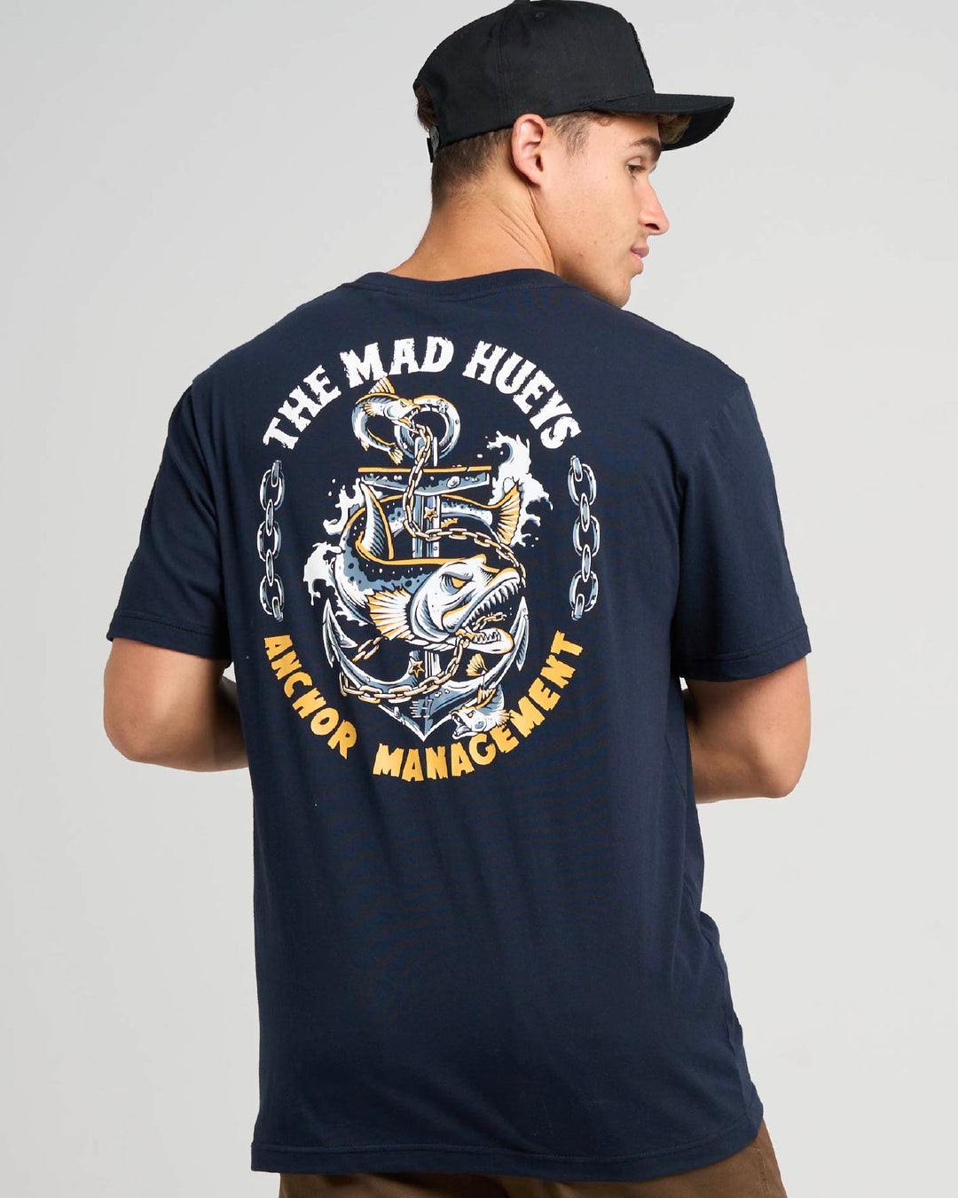 ANCHOR MANAGEMENT | SS TEE - NAVY
