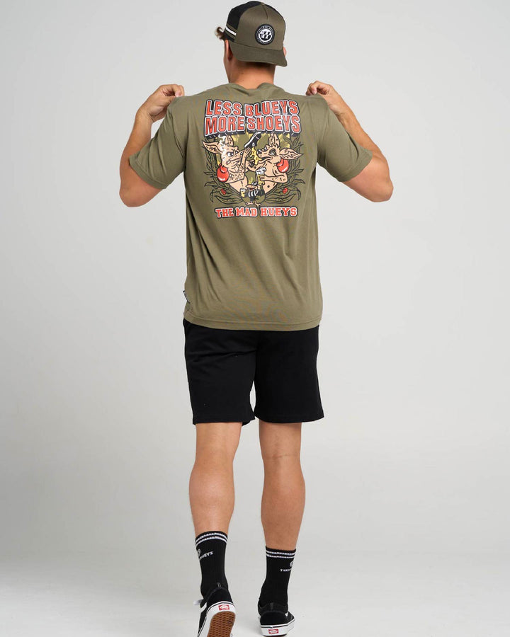 LESS BLUEYS | SS TEE - OLIVE