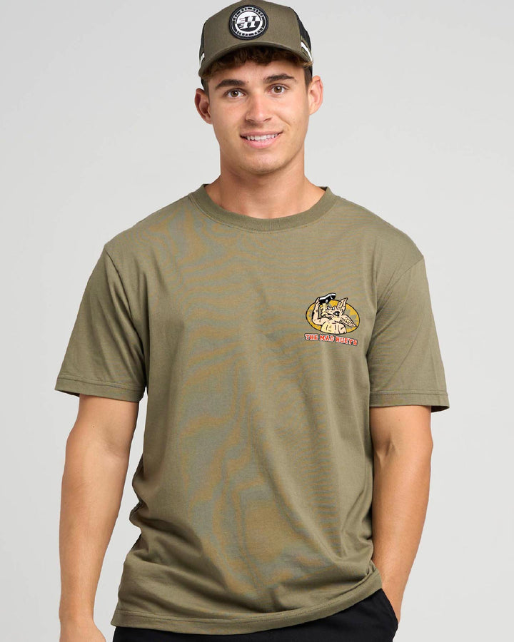 LESS BLUEYS | SS TEE - OLIVE