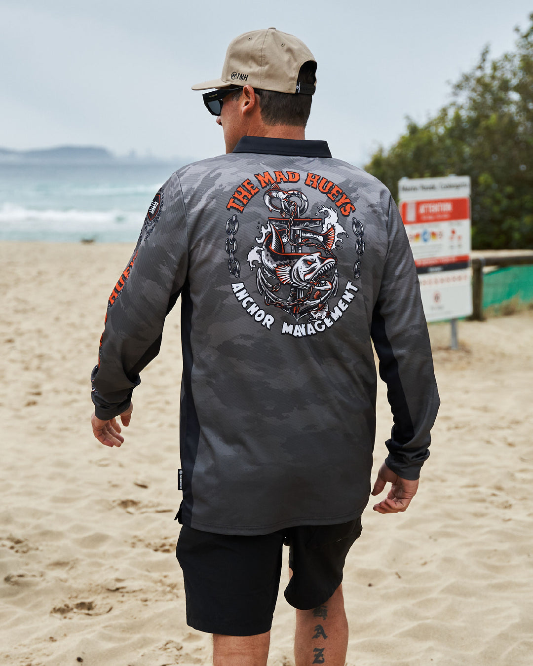 ANCHOR MANAGEMENT | UPF 50+ FISHING JERSEY - FADED DUST