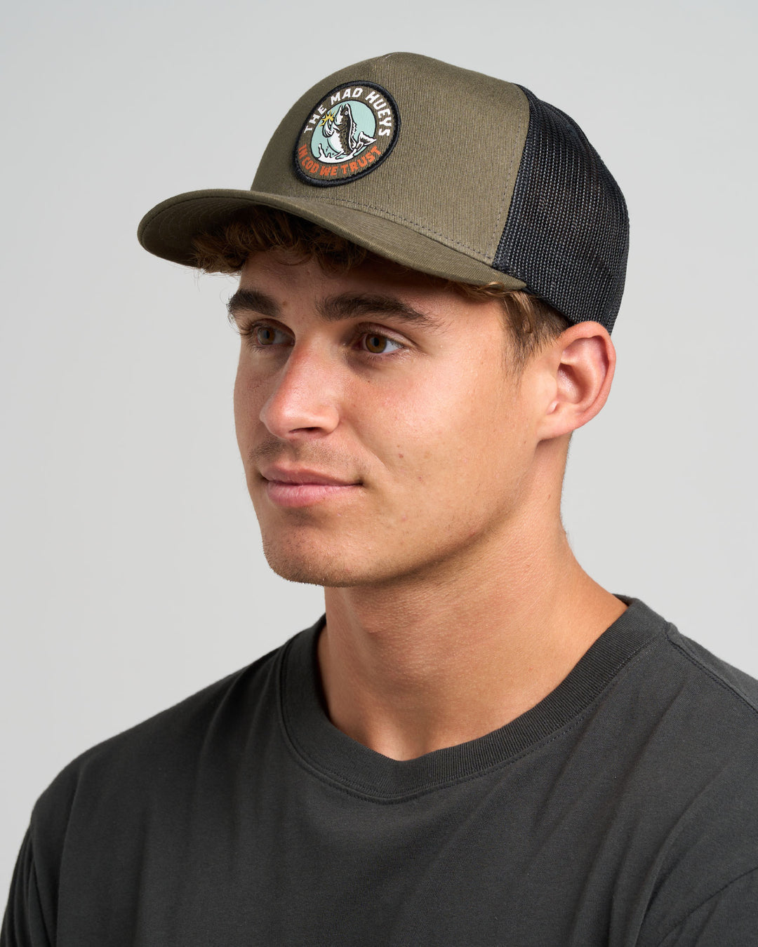 TRUST COD | TWILL TRUCKER - OLIVE
