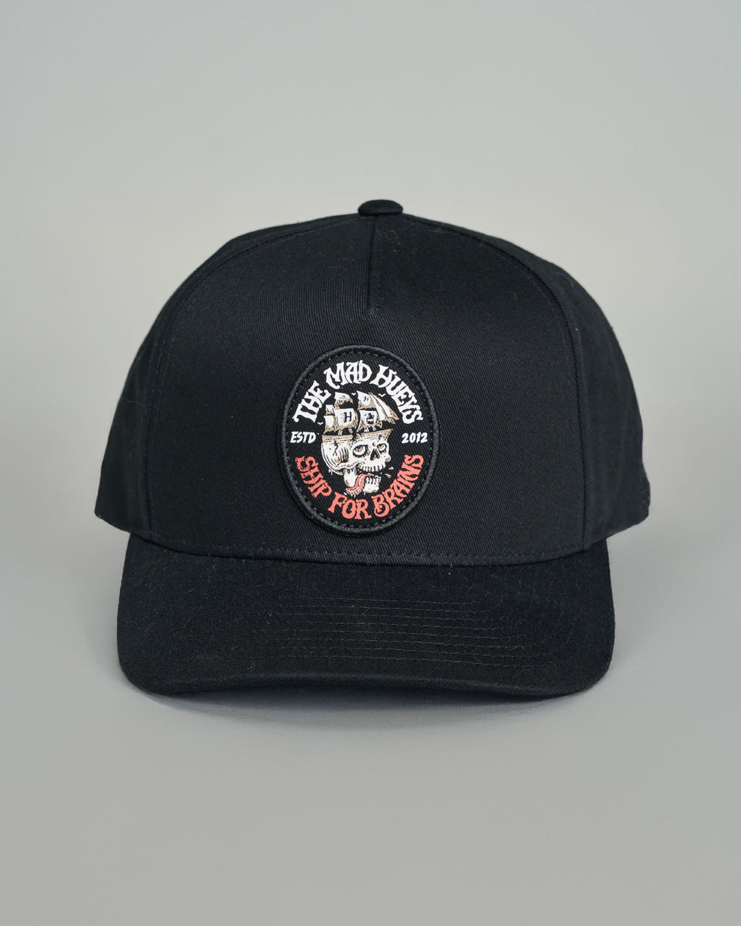 SHIP FOR BRAINS | TWILL SNAPBACK - BLACK