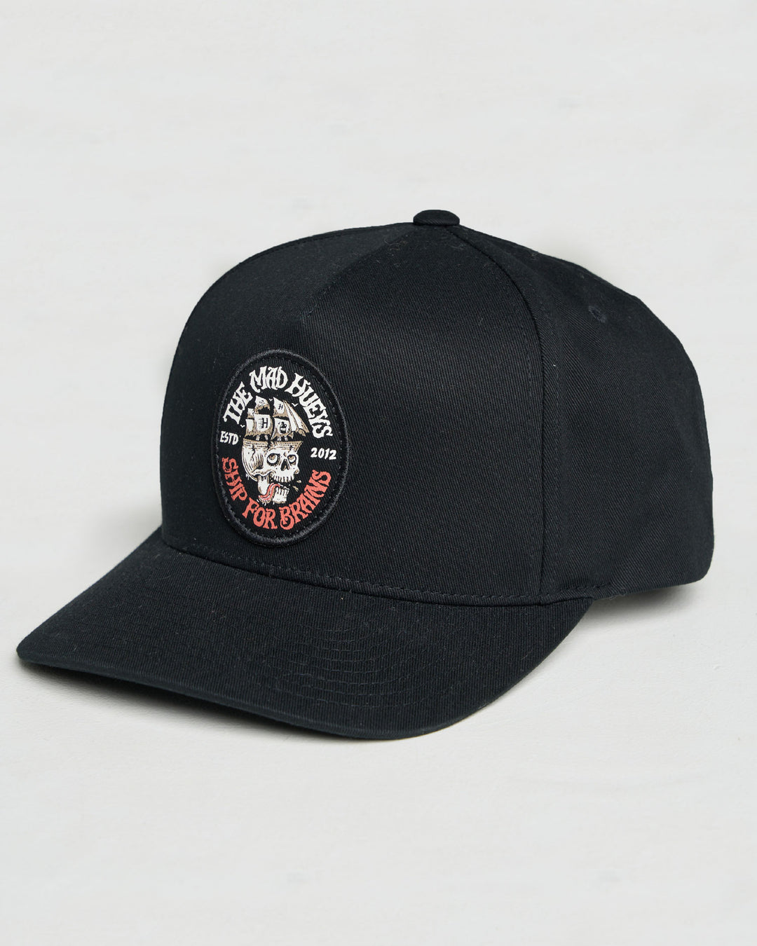 SHIP FOR BRAINS | TWILL SNAPBACK - BLACK