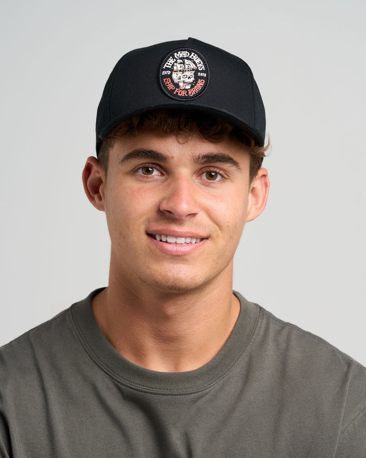 SHIP FOR BRAINS | TWILL SNAPBACK - BLACK
