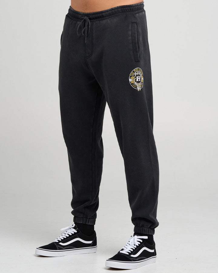 SURF HUEYS | TRACKPANT - WASHED BLACK