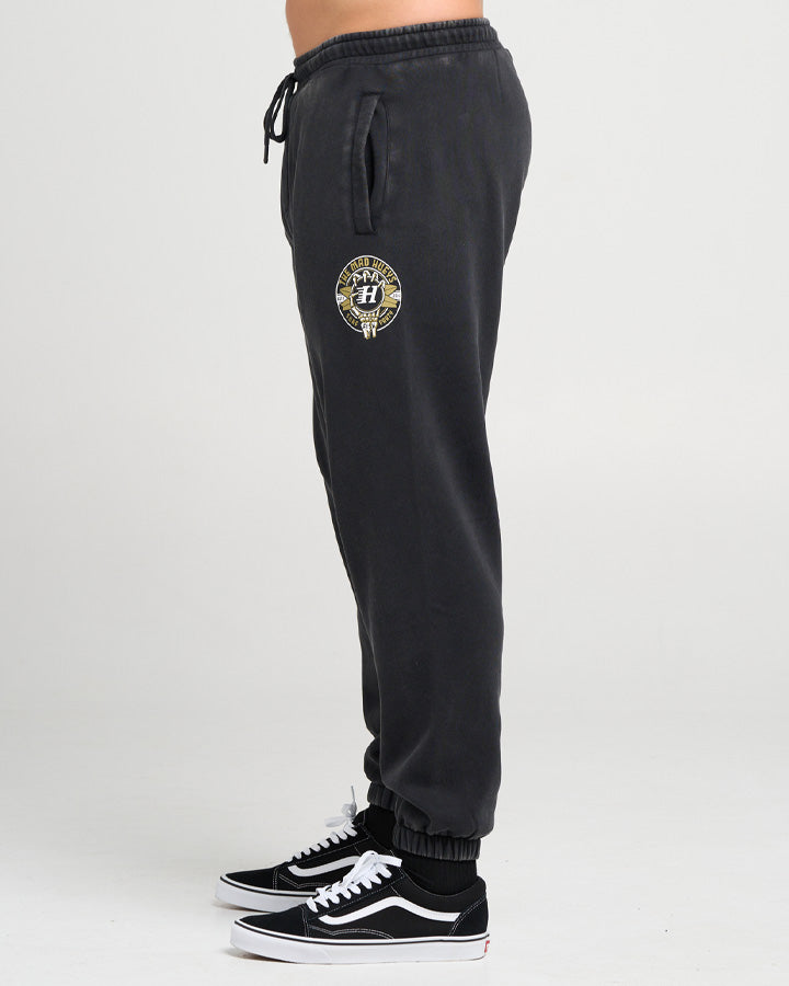 SURF HUEYS | TRACKPANT - WASHED BLACK