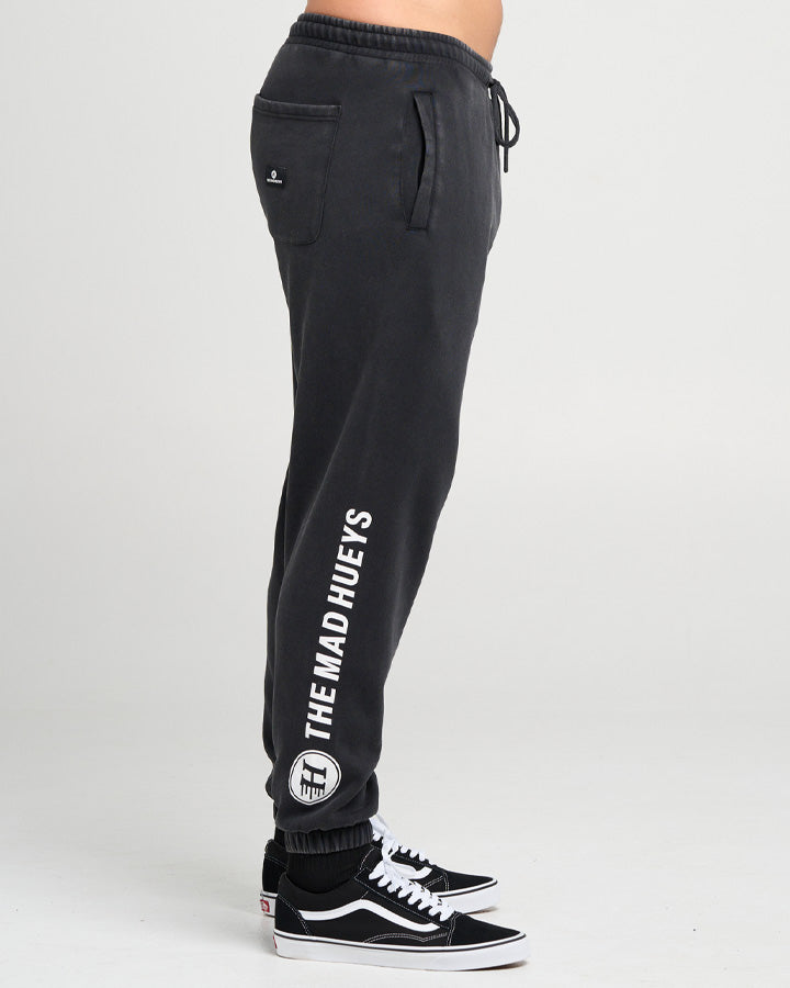 SURF HUEYS | TRACKPANT - WASHED BLACK