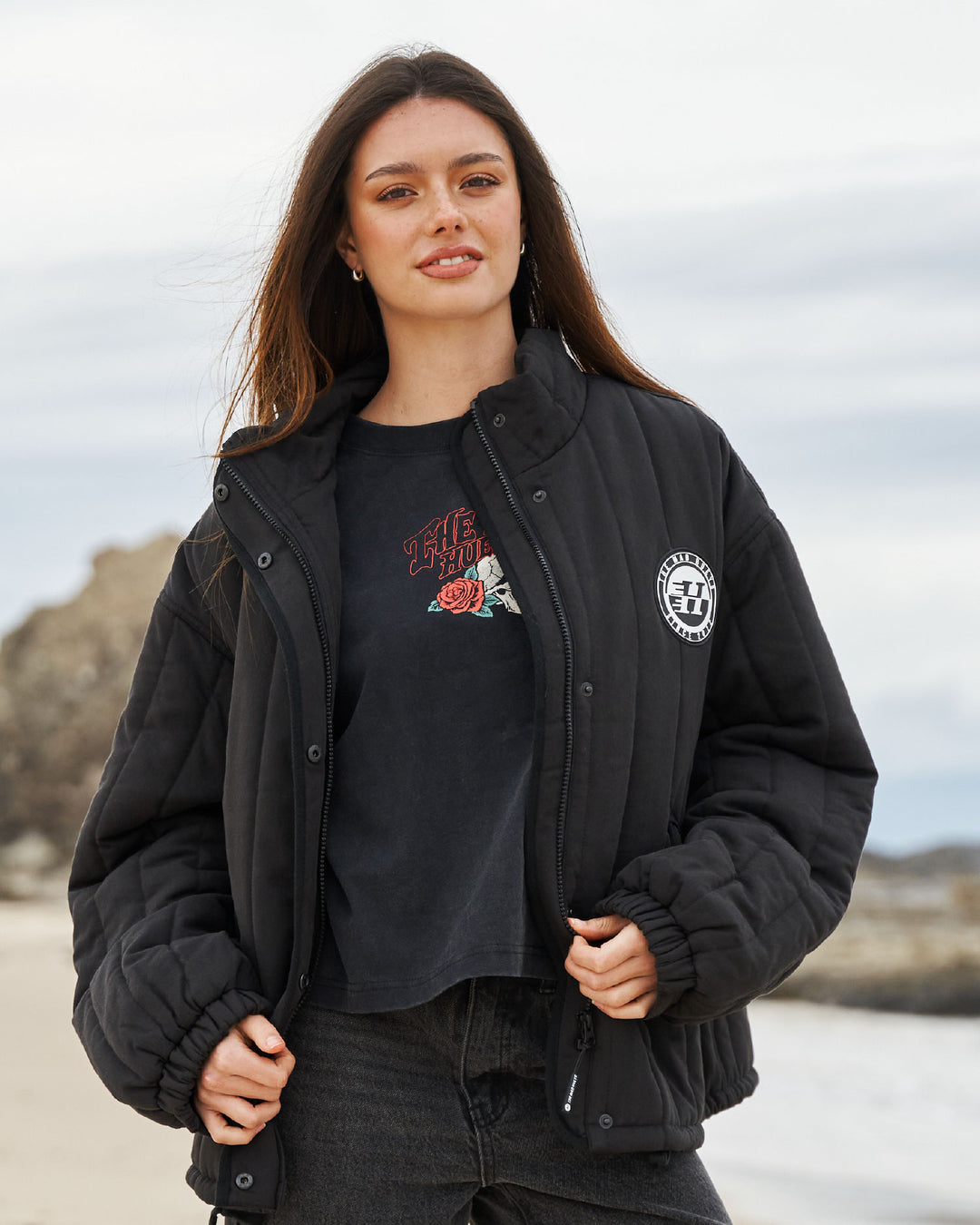 H SERIES SPLIT | WOMENS JACKET - BLACK