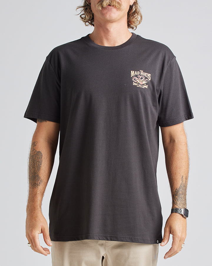 DONT BE A SNAKE | SS TEE - VINTAGE BLACK