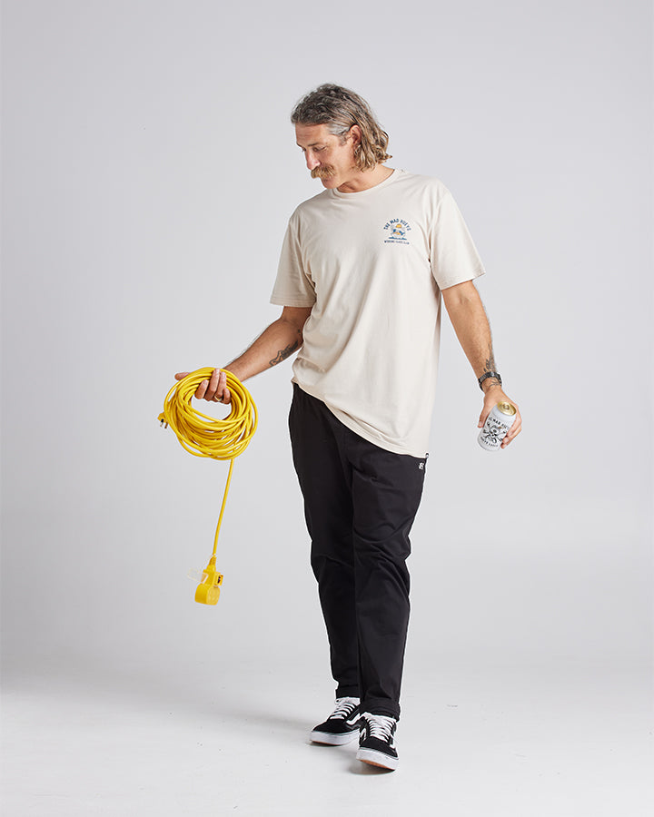 WORKING CLASS CLAM | SS TEE - CEMENT