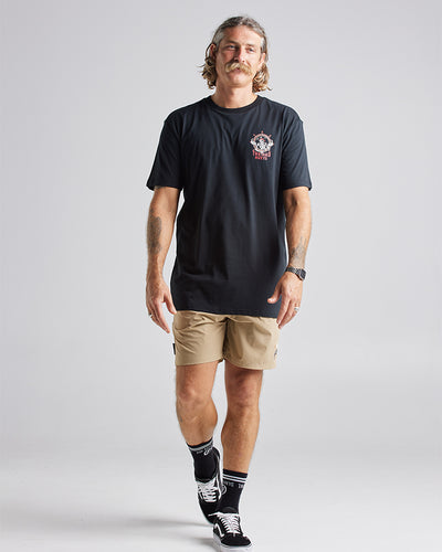 CAPTAIN COOKED | SS TEE - BLACK