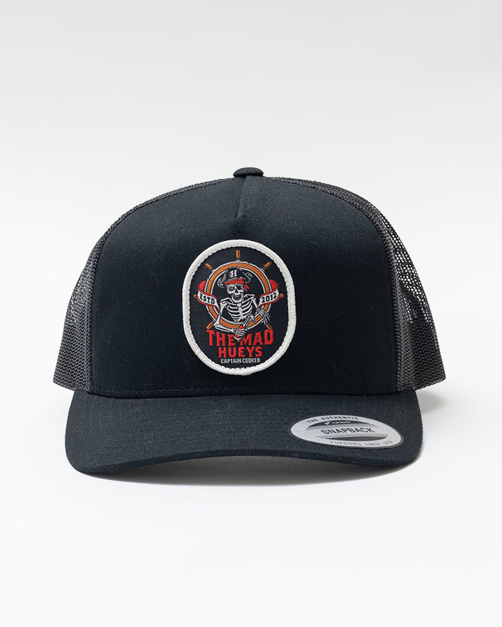 CAPTAIN COOKED | TWILL TRUCKER - BLACK
