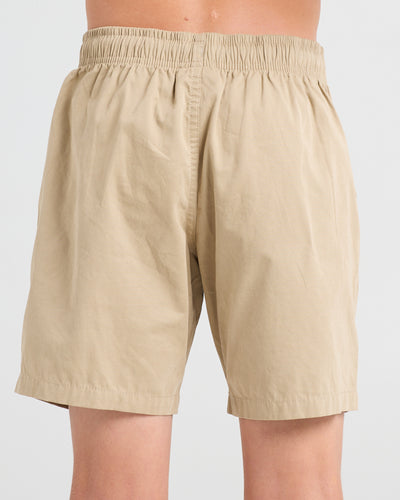 SKULL ANCHOR | YOUTH 14" VOLLEY SHORT - TAUPE