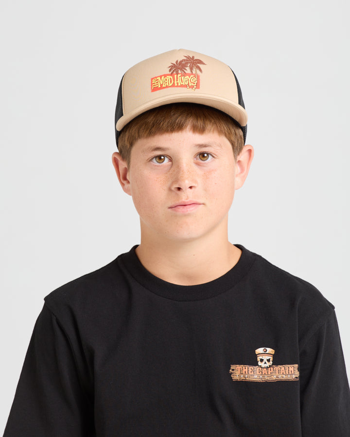 SPICY BOYS | YOUTH FOAM TRUCKER - TAN