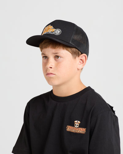 CRIKEY GANG | YOUTH FOAM TRUCKER - BLACK