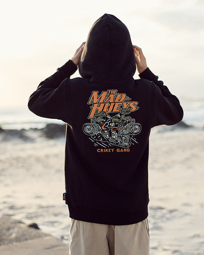 CRIKEY GANG | YOUTH PULLOVER - BLACK