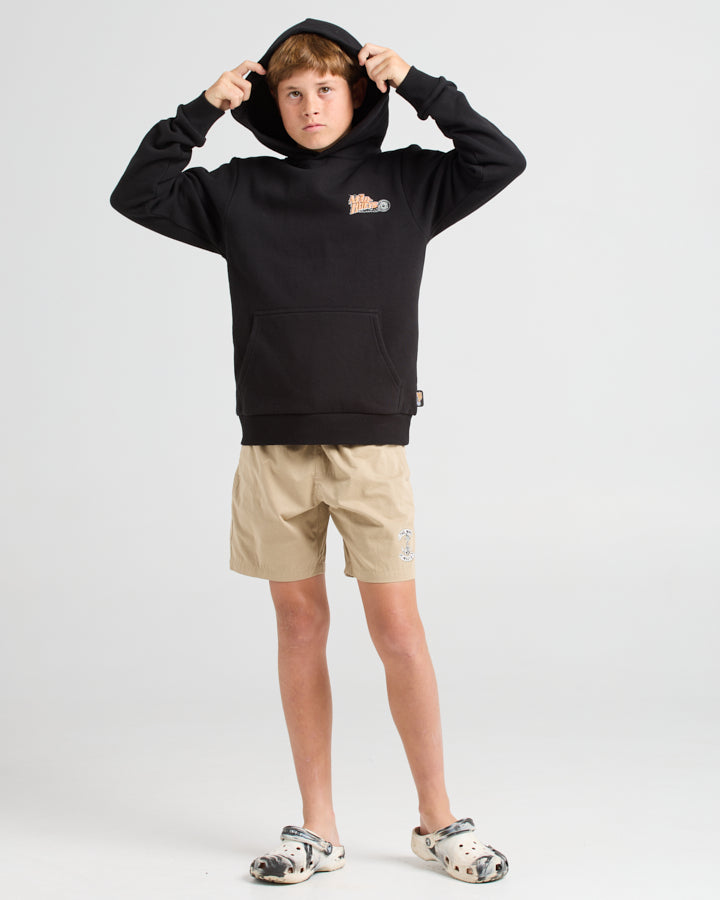 CRIKEY GANG | YOUTH PULLOVER - BLACK