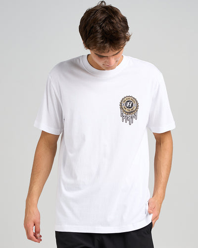 HUEYS COLD ONE | SS TEE - WHITE