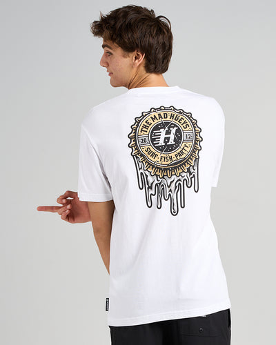 HUEYS COLD ONE | SS TEE - WHITE