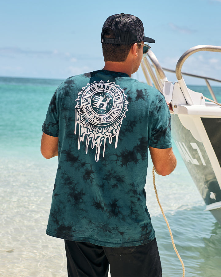 HUEYS COLD ONE | SS TEE - TIE DYE