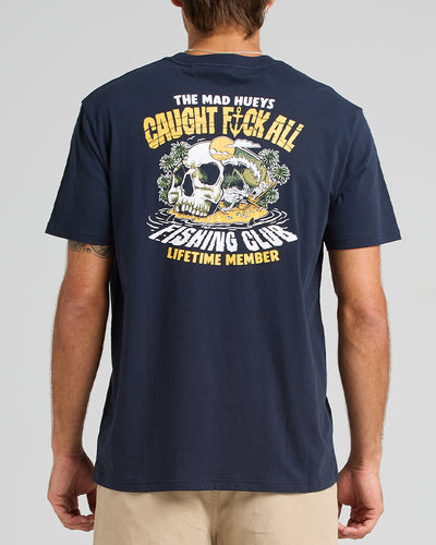 CAUGHT FK ALL | SS TEE - NAVY