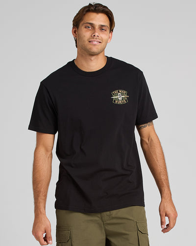 CAPTAIN COOKED | SS TEE - BLACK