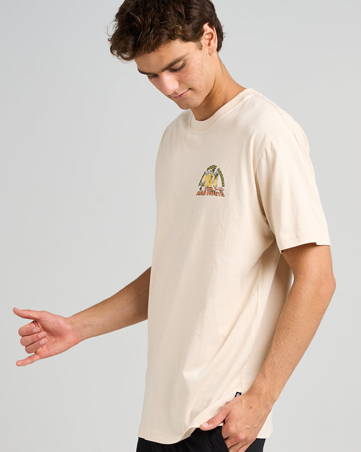 TRUE BREW | SS TEE - CEMENT