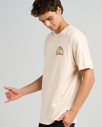 TRUE BREW | SS TEE - CEMENT