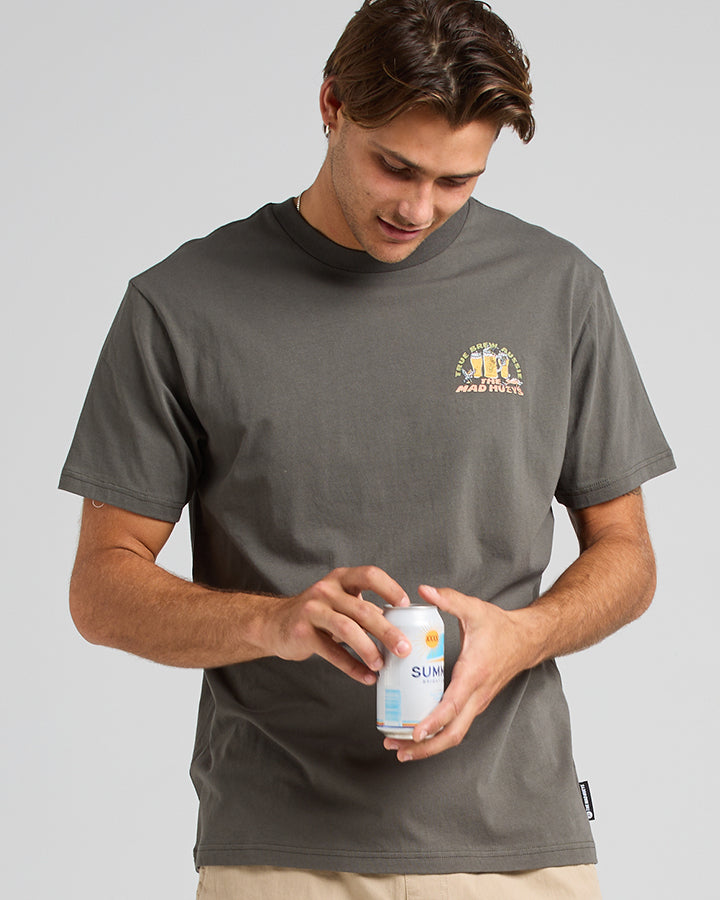 TRUE BREW | SS TEE - CHARCOAL