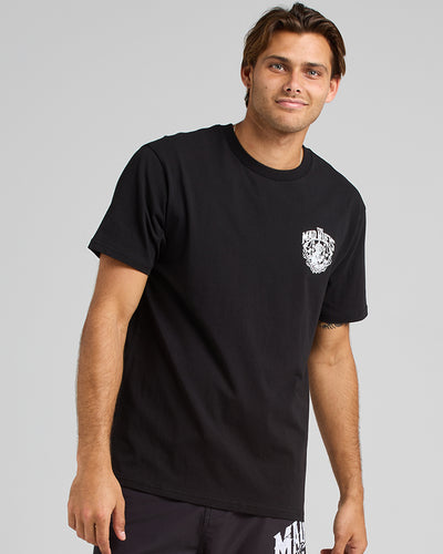 PORT SIDE AHOY FKRS | SS TEE - BLACK