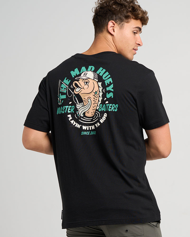 MASTER BAITERS | SS TEE - BLACK
