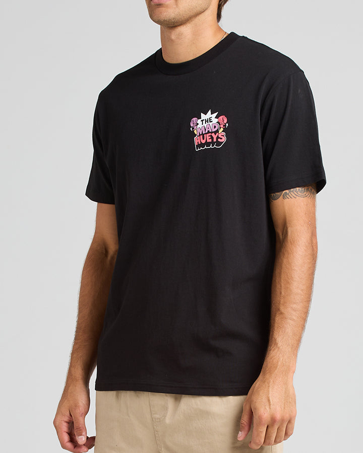 PUNCHING CONES | SS TEE - BLACK