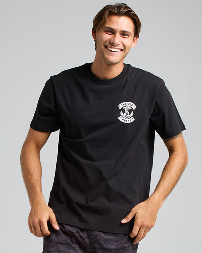 SKULL ANCHOR | SS TEE - BLACK