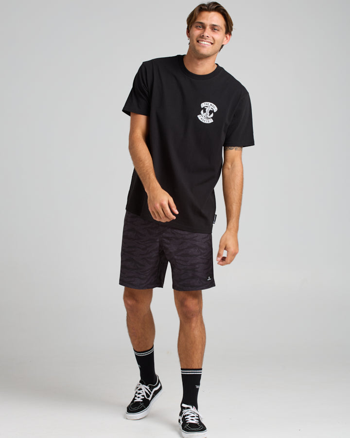 SKULL ANCHOR | SS TEE - BLACK