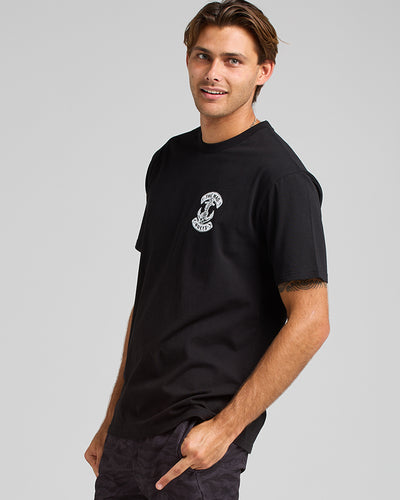 SKULL ANCHOR | SS TEE - BLACK