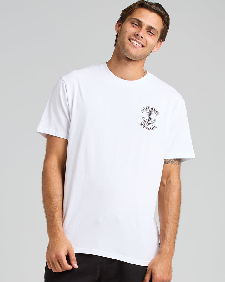 SKULL ANCHOR | SS TEE - WHITE